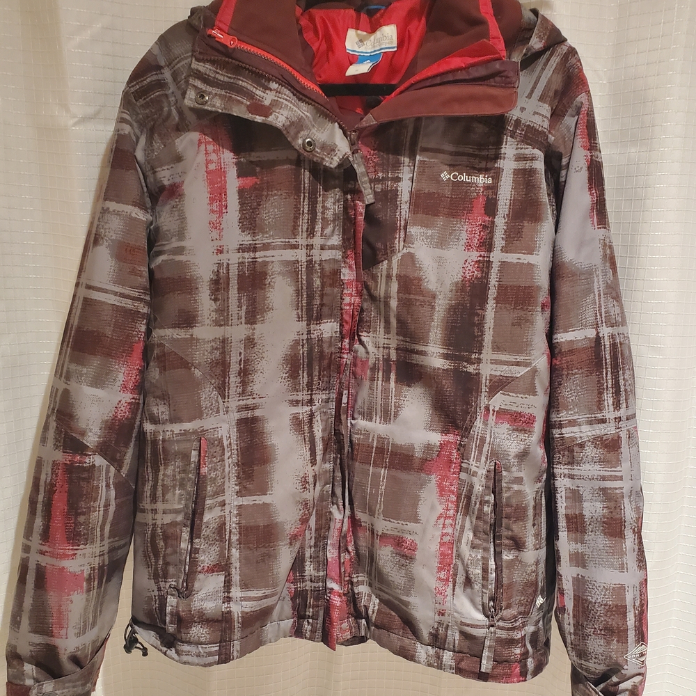 Columbia Gray/Hot Pink/Maroon Jacket XL